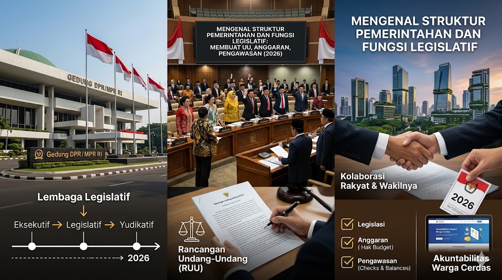 Mengenal Struktur Pemerintahan dan Fungsi Legislatif